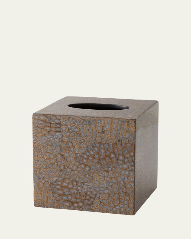 Callas Silver Tissue Box Cover